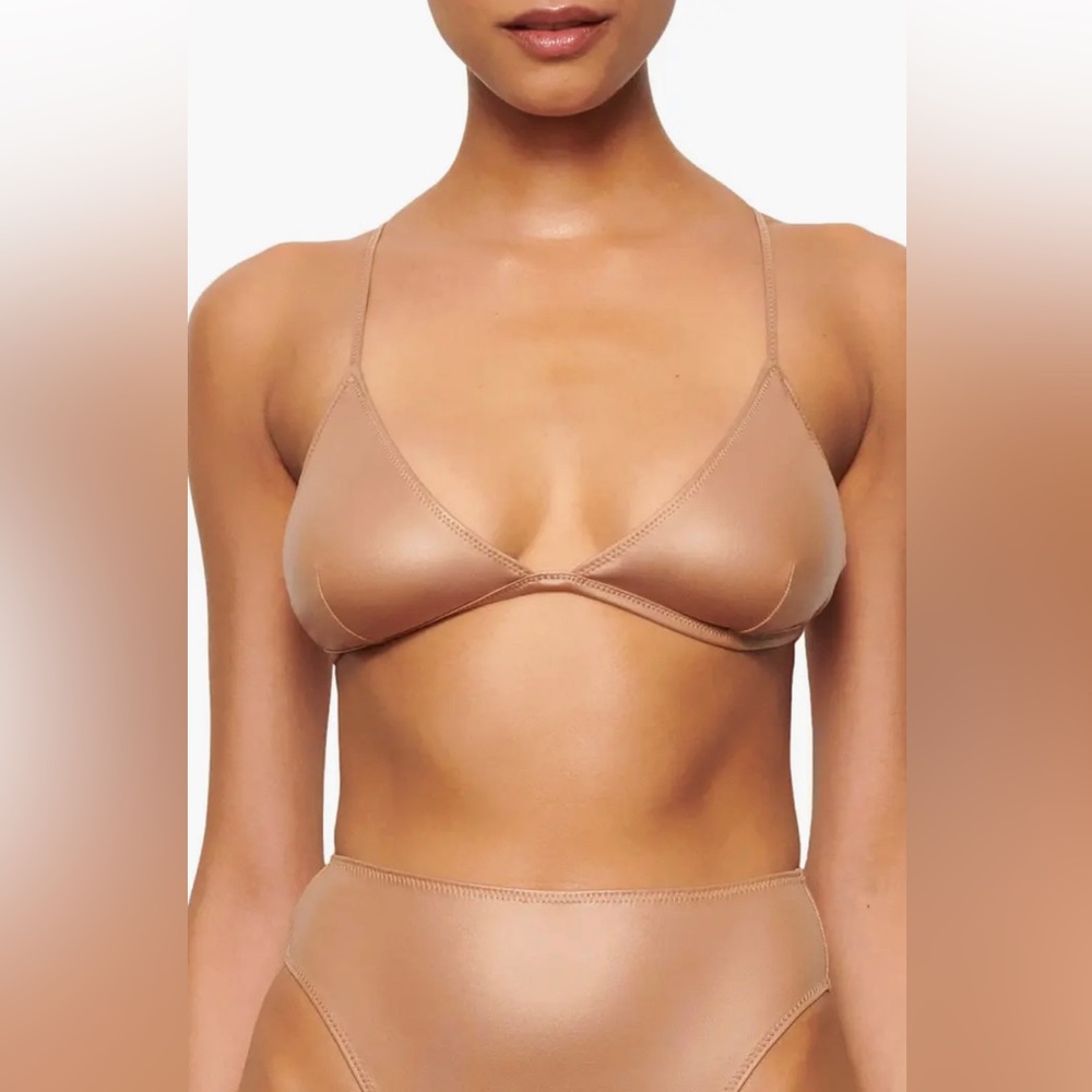 Skims wet jersey sienna L bra NWT